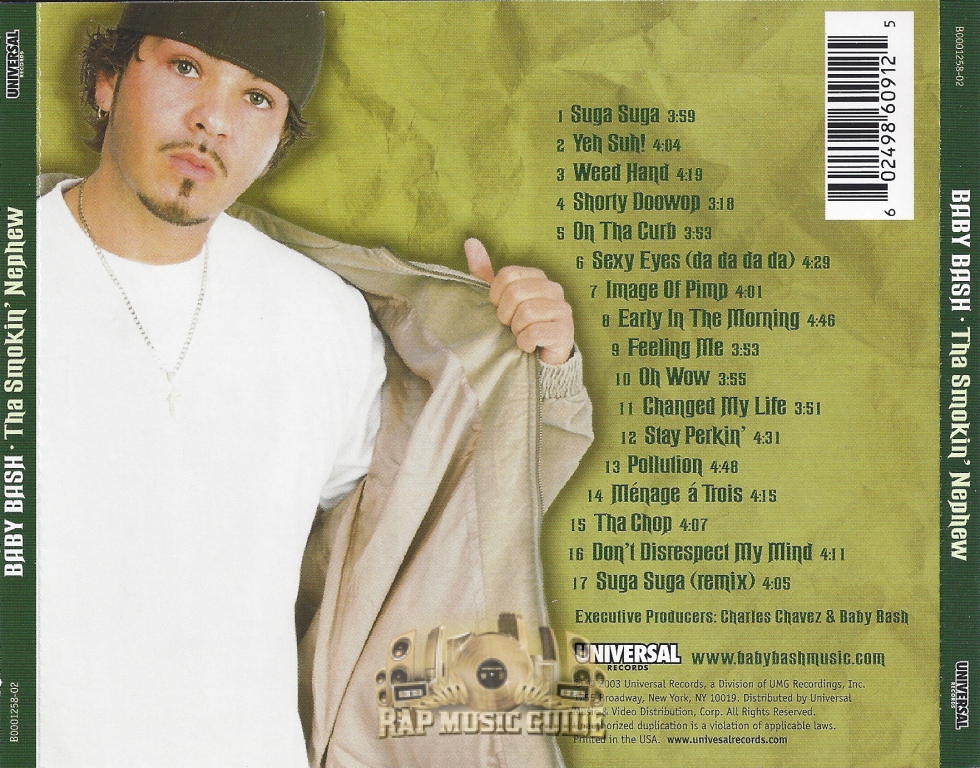 Baby Bash Tha Smokin' Nephew CD Rap Music Guide